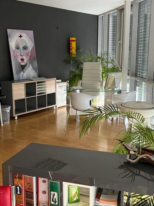 Beratungsplatz in den Räumen der Privatpraxis